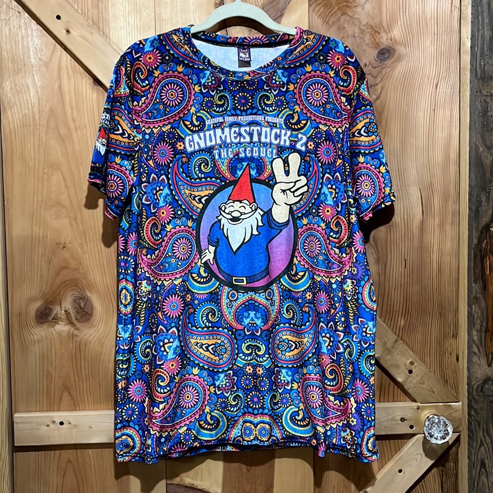 Gnomestock 2 The Sequel by Feed A Hippie size XL short sleeve